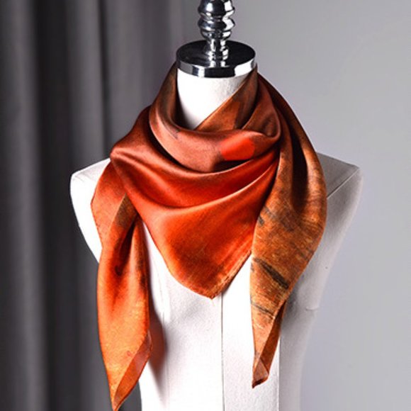 Grace Scarves 100% Silk Scarf, Artists Collection, Monet, Impression, Sunrise - Picture 2 of 4